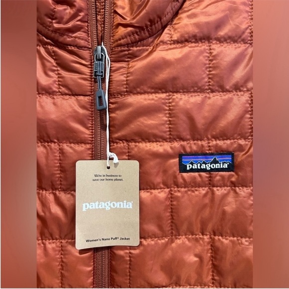 Patagonia Women’s XL Nano Puff Insulated Jacket Burnished Red Puffy NWT - Picture 6 of 10
